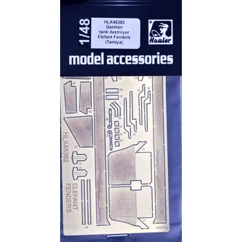Plastikový model Hauler 1/48 SdKfz.184 Elefant FENDERS - PE set (TAM)