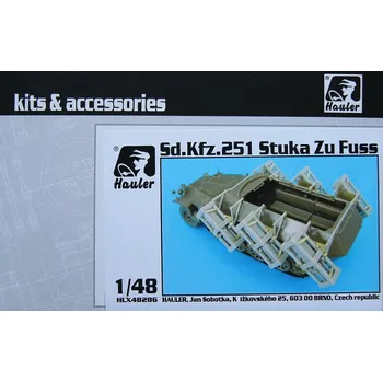 Plastikový model Hauler 1/48 Sd.Kfz.251 Stuka Zu Fuss Conv.set (AFV/TAM)