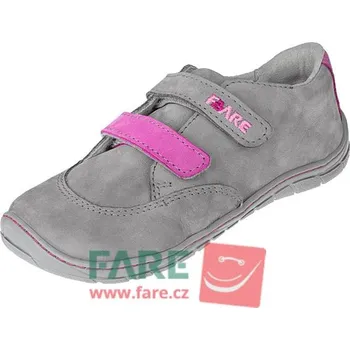 Dámská zdravotní obuv Fare bare celoroční A5214251 šedé s růžovou Velikost EU: 30, vnitřní délka: 199, vnitřní šířka: 80