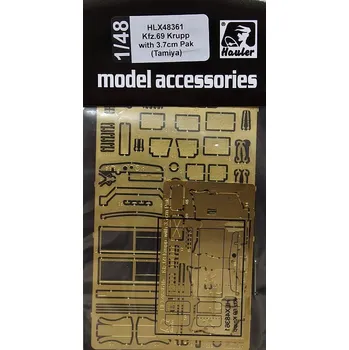 Plastikový model Hauler 1/48 Kfz.69 Krupp with 3.7cm Pak - PE set (TAM)