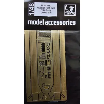 Plastikový model Hauler 1/48 Russian tank T-70 Early - PE set (MIKRO MIR)