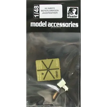 Plastikový model Hauler 1/48 BEFEHLSWAGEN JAGDPANTHER Conv.Set