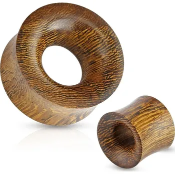 Piercing Tunel do ucha Snake wood (14 mm)