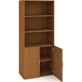 Kancelářský vozík HOBIS skříň policová dvéřová - D 5 80 03, třešeň + doprava zdarma