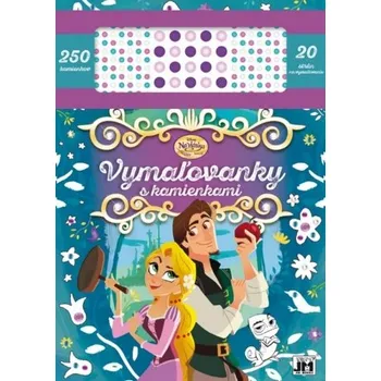 omalovánky Vymaľovanky s kamienkami/ Na vlásku - Disney