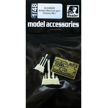 Plastikový model Hauler 1/48 British VICKERS Mk.1 heavy MG