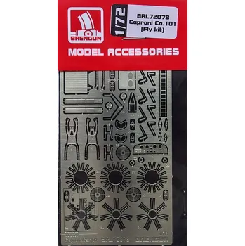 Plastikový model Brengun 1/72 Caproni Ca.101 - detail PE set (FLY)
