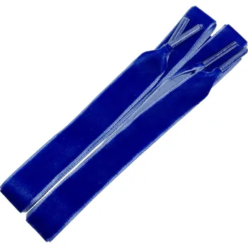 Tkaničky do bot Semišové tkaničky do bot, jeden pár - Modré, šířka 1 cm