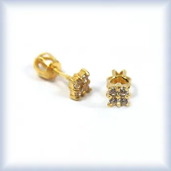 Náušnice bílé zlato