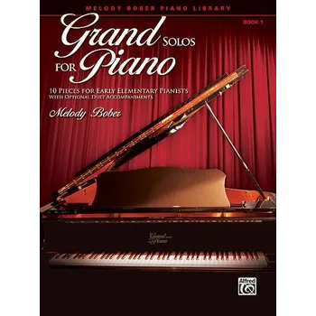 Grand Solos for Piano, Book 1 - 10 Pieces for Early Elementary Pianists with Optional Duet Accompaniments 621645