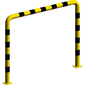 Plotový sloupek Obloukový nárazník rovný, 150 cm × 120 cm