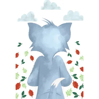Plakát Plakát, Obraz - Tom a Jerry - Autumn leaves