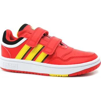 Chlapecké tenisky adidas HOOPS 3.0 CF C GY5536 červená, dětská obuv