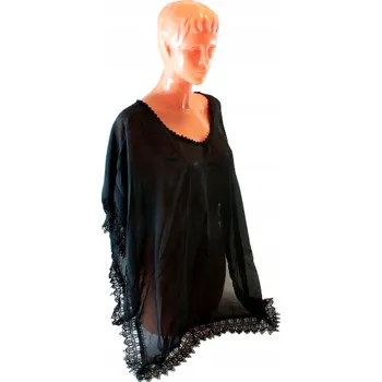 Dámská tunika APT BQ49A Dámská plážová tunika - černá