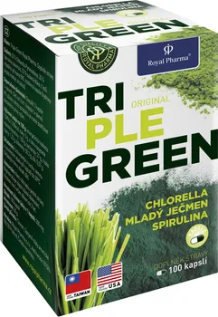 Přírodní produkt Royal Pharma Triple Green 100 cps.