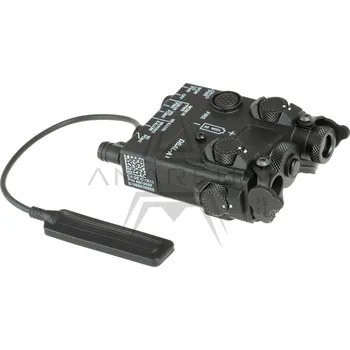 Svítilna WADSN DBAL-A2, polymerové tělo, zelený laser - Černý