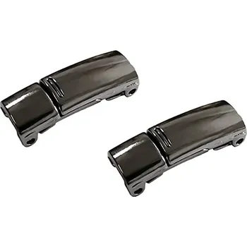 Tkaničky do bot Kovová magnetická spona na tkaničky - Stříbrno černá