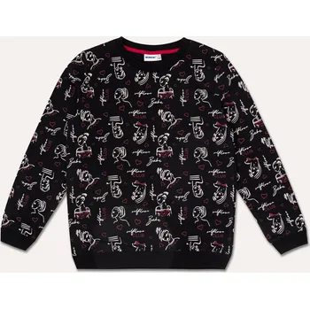 Chlapecká mikina Dívčí mikina - Winkiki WTG 82250, černá Barva: Černá, Velikost: 128