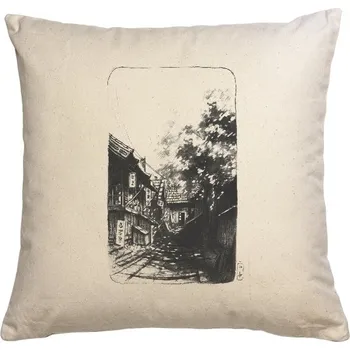 Bytový textil Polštář bavlněný s potiskem Small Street" Polštářek