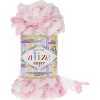 Galanterie Příze Alize PUFFY COLOR 5863