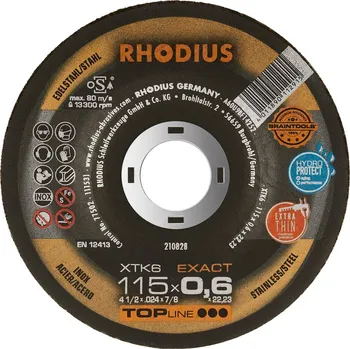 Řezný kotouč Kotouč řezný 125x0,6 XTK6 EXACT TOPline (210829) RHODIUS kotouč řezný