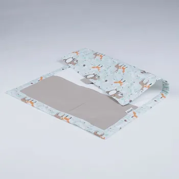 Přebalovací podložka Tulimese Cestovní přebalovací podložka lesní partička cappuccino