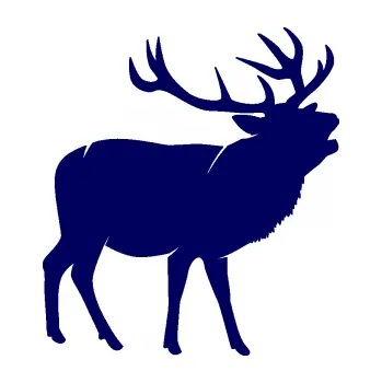 Samolepící dekorace SAMOLEPKA Jelen 005 pravá (23 - tmavě modrá) NA AUTO, NÁLEPKA, FÓLIE, POLEP, TUNING, VLASTNÍ TEXT, TISK, AUTOSAMOLEPKY.cz, POLEPY, OBRÁZEK, LOGO, SAMOLEPKY