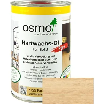 Olej na dřevo OSMO 5125 Tvrdý voskový olej Pure 1 L