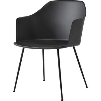 Jídelní židle &Tradition Židle Rely HW33 s područkami, black/black