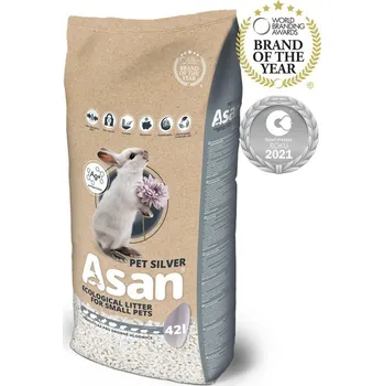 Podestýlka pro hlodavce Asan Pet Silver Family Pack podestýlka 42l