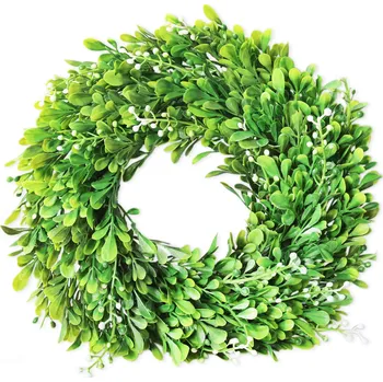 umělá květina Věnec buxus umělý 33cm (530865)