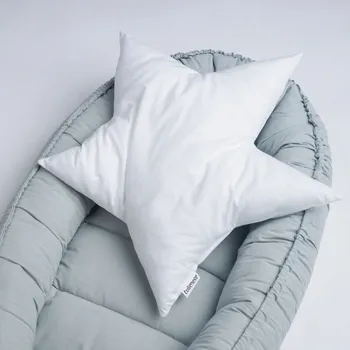 Dekorativní polštářek Tulimese Polštářek hvězda bílá