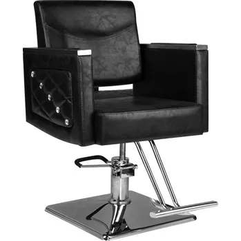 Kadeřnické křeslo HAIR SYSTEM KADEŘNICKÉ KŘESLO SM363 ČERNÉ
