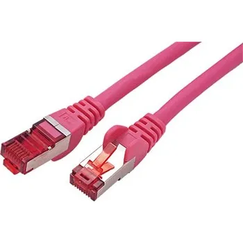 Počítač goobay S/FTP patchkabel kat. 6, LSOH, 3m, růžový (93439) - 21.92.1359