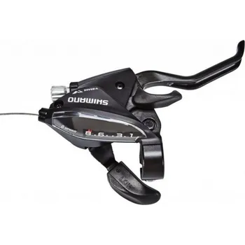 Řazení na kolo Řadící+brzdové páky Shimano STEF500 3x8 black
