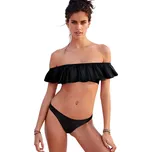 Victoria's Secret dámské dvoudílné plavky The Flounce černé L/S