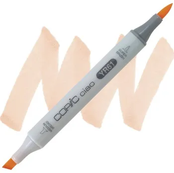 Lihová fixa COPIC Ciao oboustranná Brush & Chisel, YR61 Spring orange