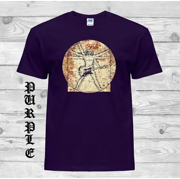 Chlapecké tričko detske-levne-bavlnene-tricko-potisk-davinci Barva: Purple - purpurová, velikost: 128