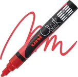 Křídová fixa UNI CHALK 5M, červená