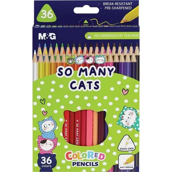 Pastelka Pastelky M&G "So many cats", 36ks