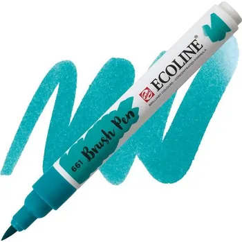 ROYAL TALENS Akvarelový ECOLINE Brush Pen, 661 turquoise green
