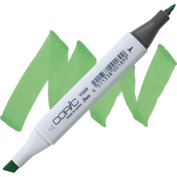 Lihová fixa COPIC Classic oboustranná Fine & Chisel, YG09 Lettuce green