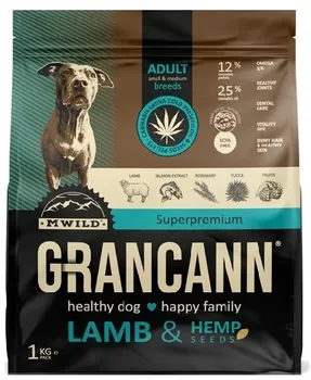 Krmivo pro psa Grancann Adult Small & Medium Breeds Lamb/Hemp seeds