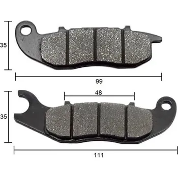 Auto-moto Brzdové destičky pitbike typ11