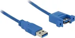 Delock 85112 USB 3.0 A 1 m modrý