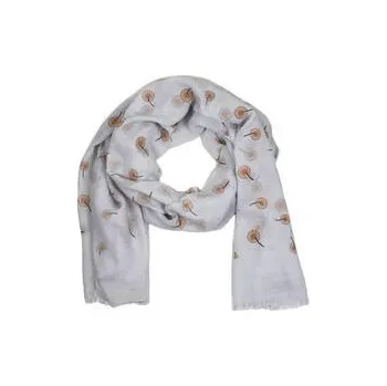 Šála Dámská šála bílá se vzorem T001/1