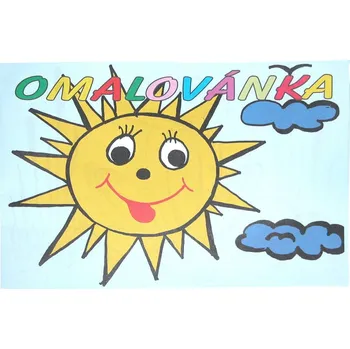 omalovánky Wiky Omalovánka sluníčko A5