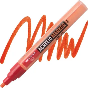 AMSTERDAM Acrylic Marker 4mm, 311 vermilion