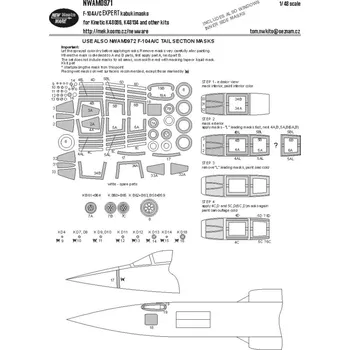 Plastikový model 1/48 Mask F-104A/C EXPERT (KIN)