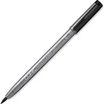 Technický liner COPIC černý štětcový M